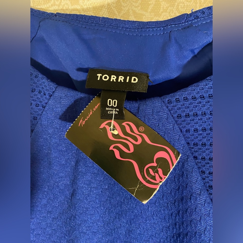 Torrid Skater Blue Dress - Picture 4 of 4